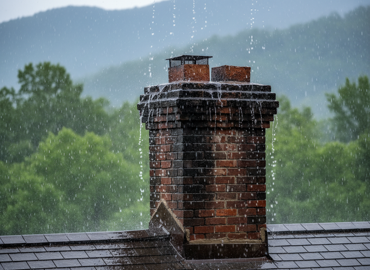 What Causes Chimney Leaks During Heavy Spring Rains in Asheville