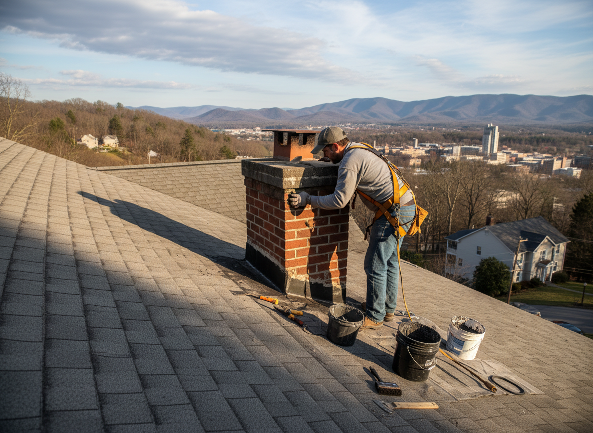 chimney leak repair in Ashville