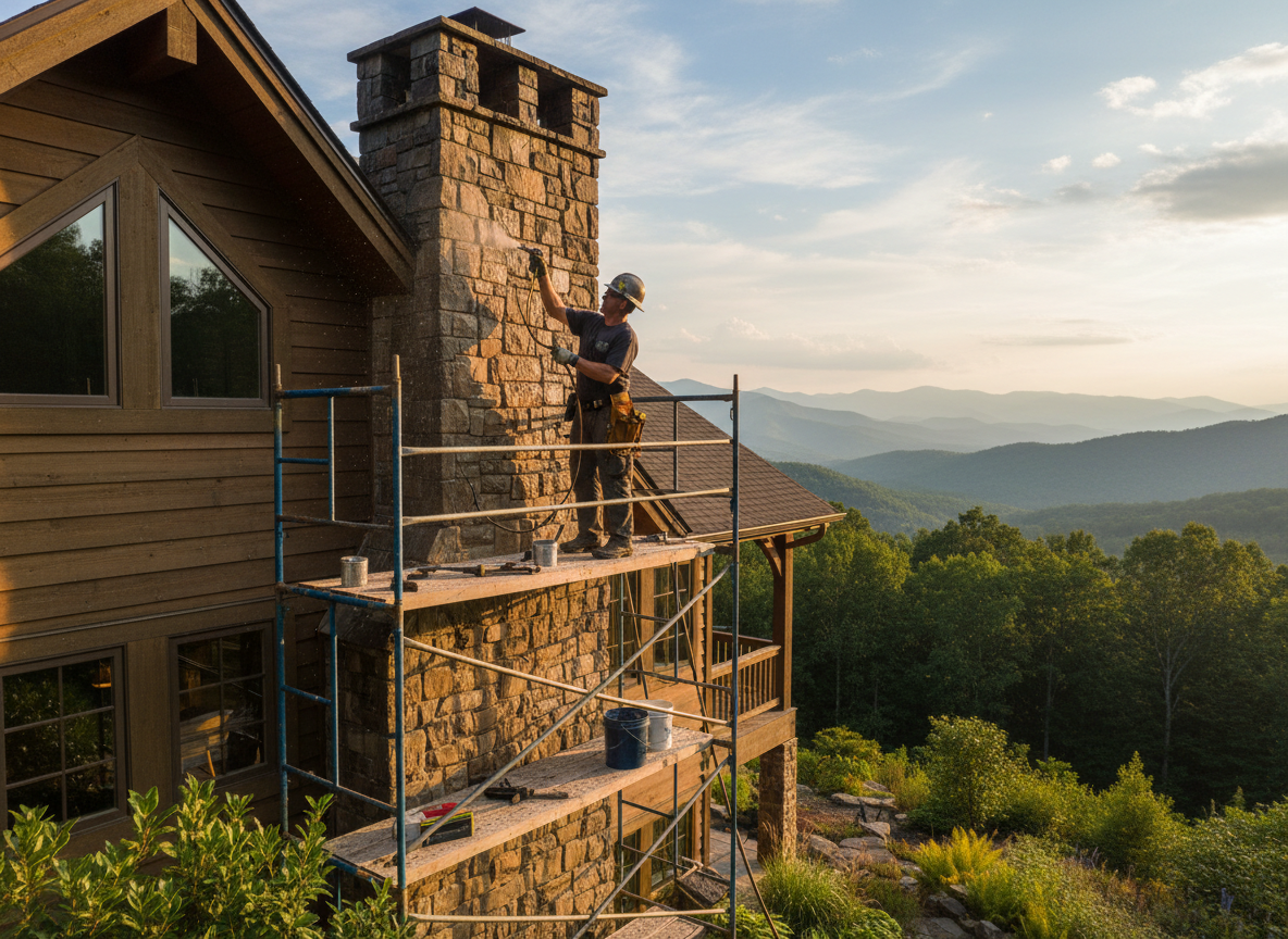 chimney waterproofing in Ashville